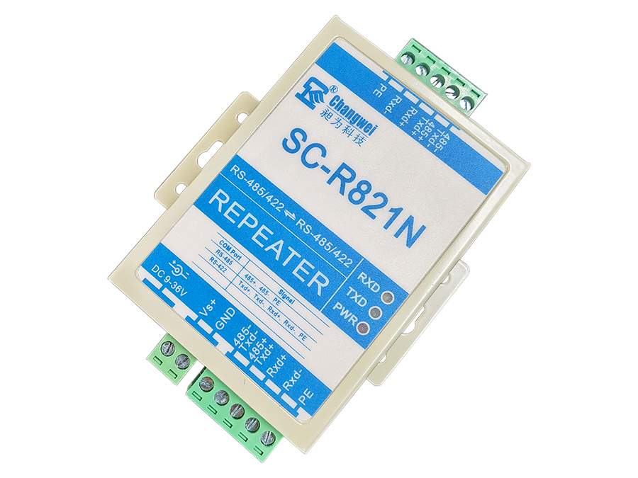 SC-R821N 全隔離485中繼器 RS485/422 總線延長(zhǎng) 信號(hào)中繼放大串口轉(zhuǎn)換器